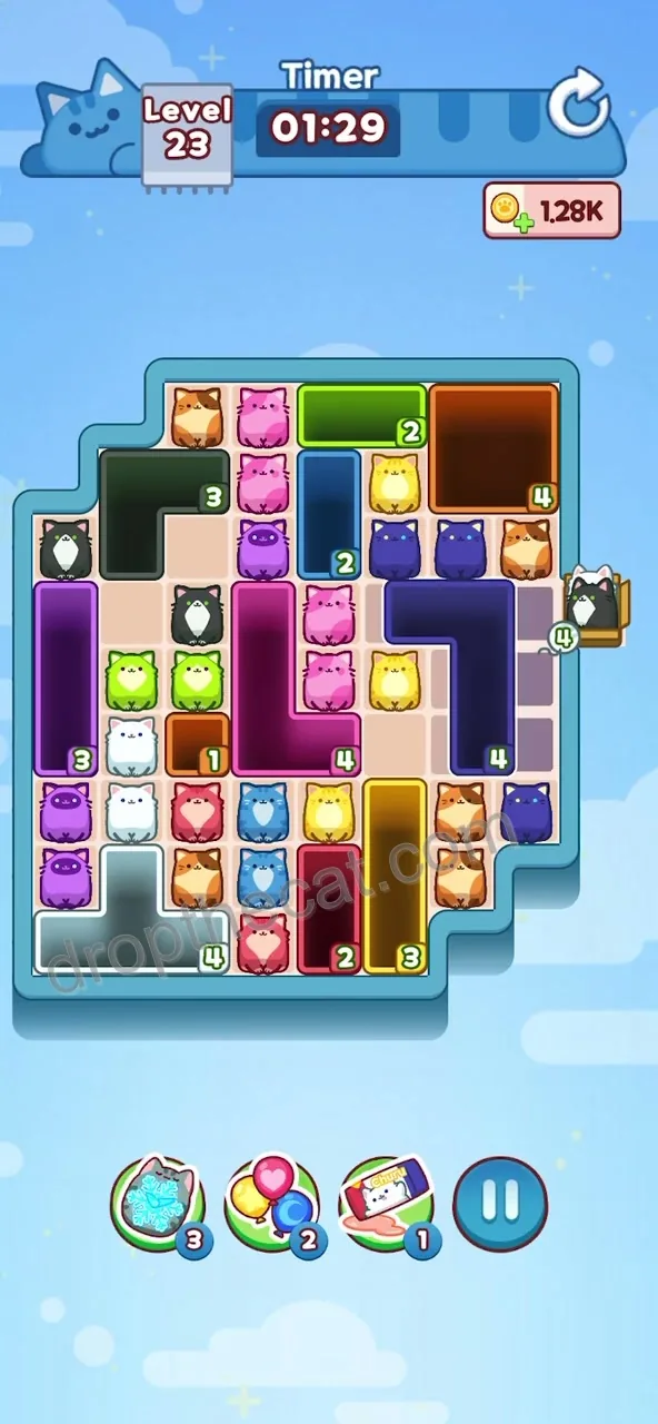 Drop The Cat Level 23