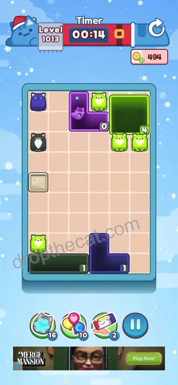 Drop The Cat Level 1013 step 4