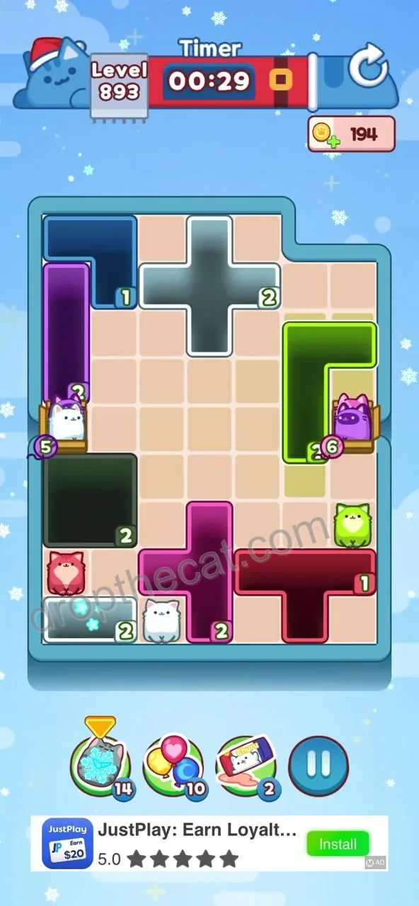 Drop The Cat Level 893 step 3