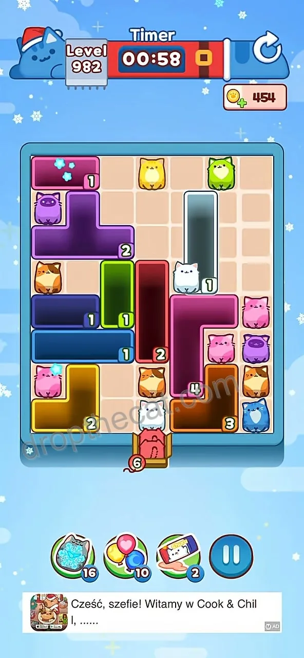 Drop The Cat Level 982 step 3
