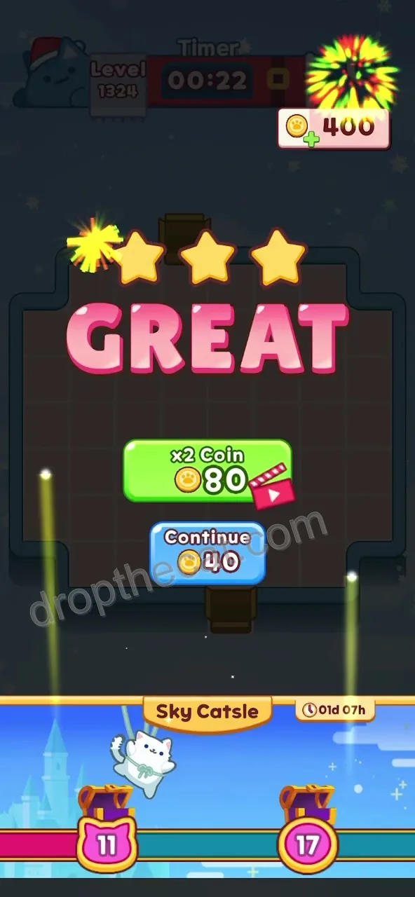Drop The Cat Level 1324 step 4