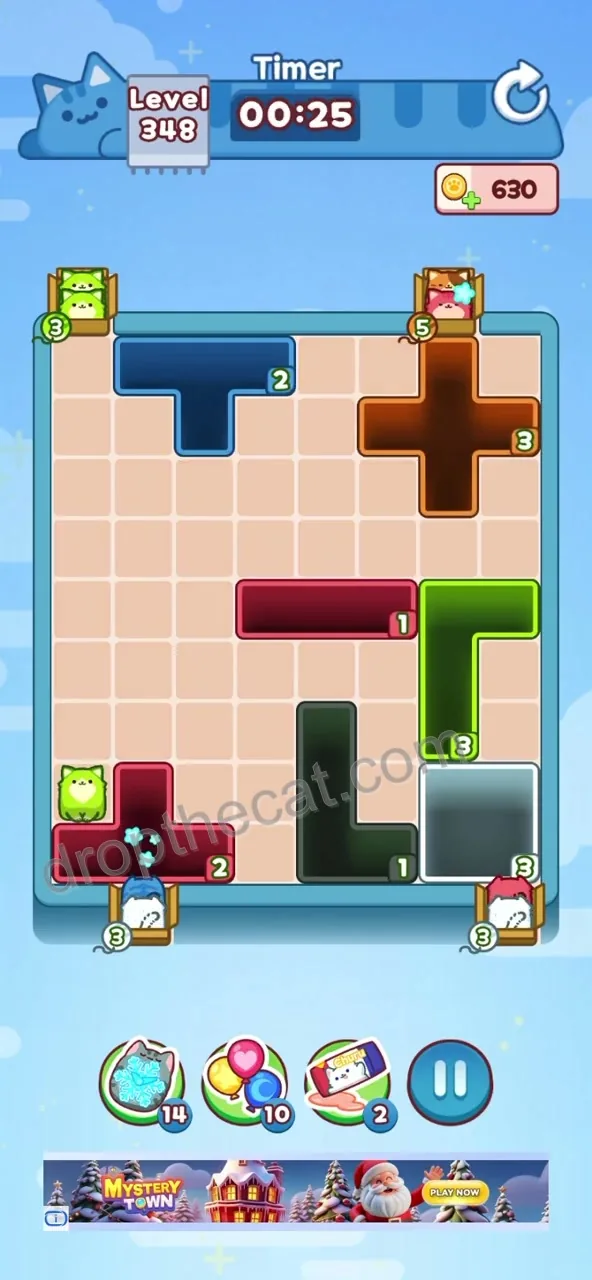 Drop The Cat Level 348 step 3