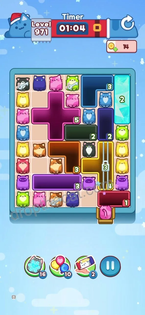 Drop The Cat Level 971 step 1
