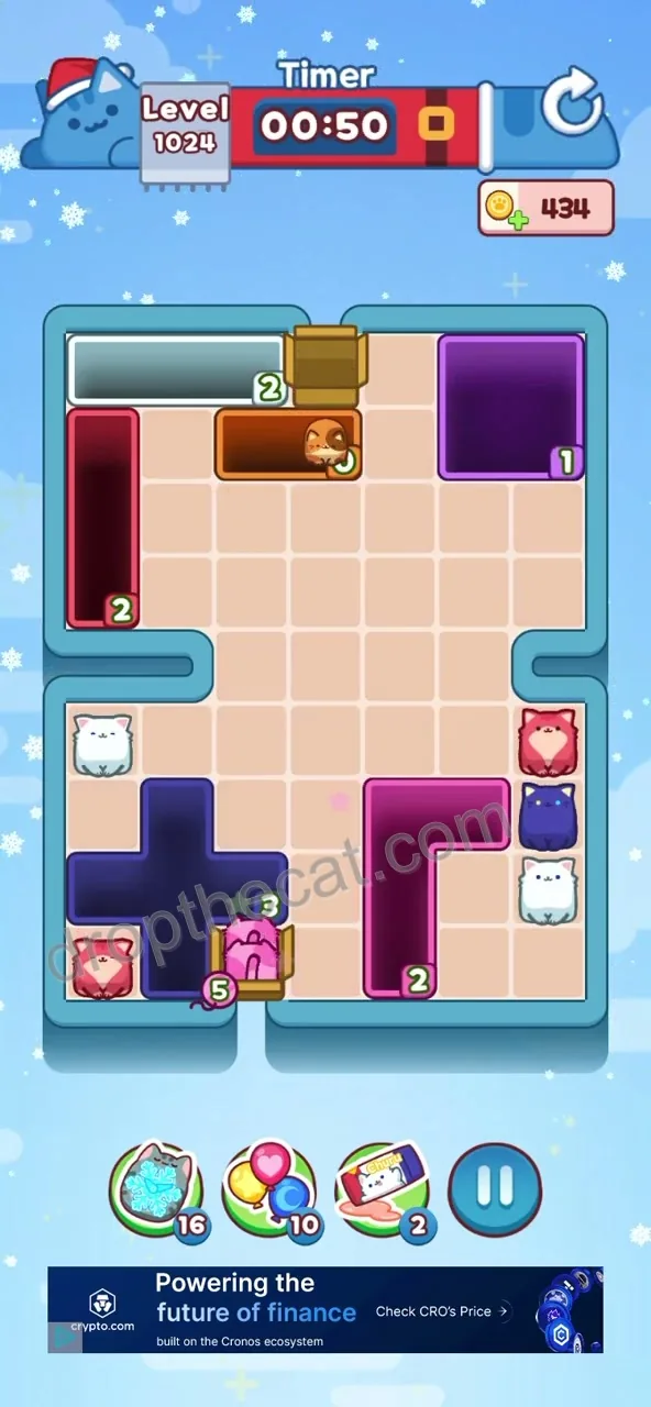 Drop The Cat Level 1024 step 3