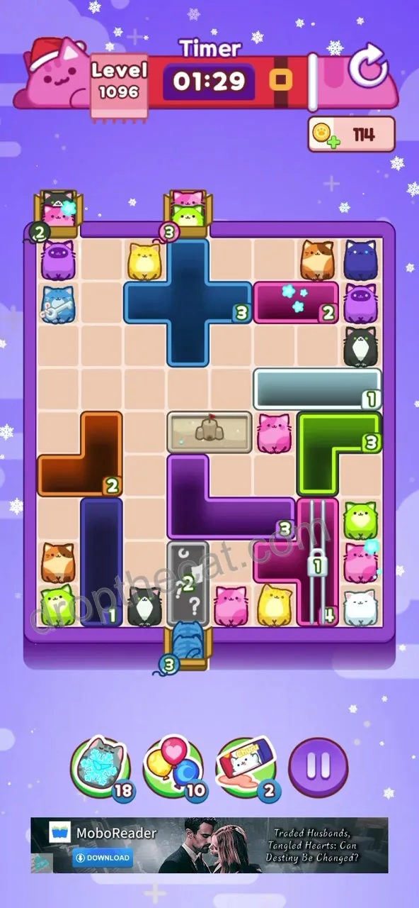 Drop The Cat Level 1096 step 1