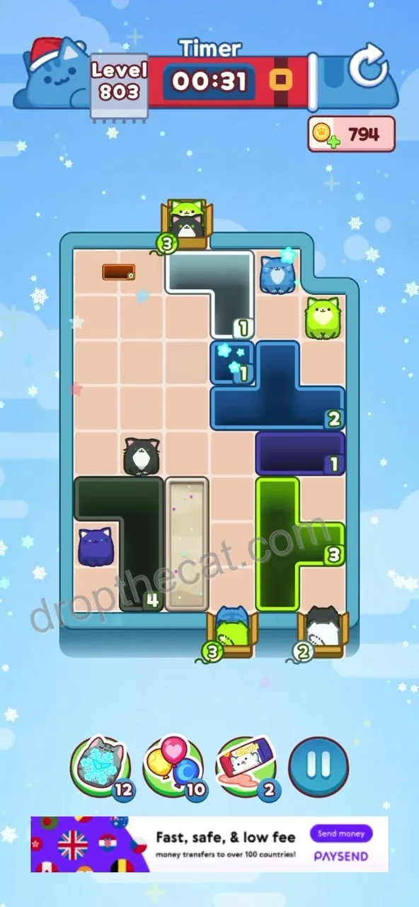 Drop The Cat Level 803 step 3