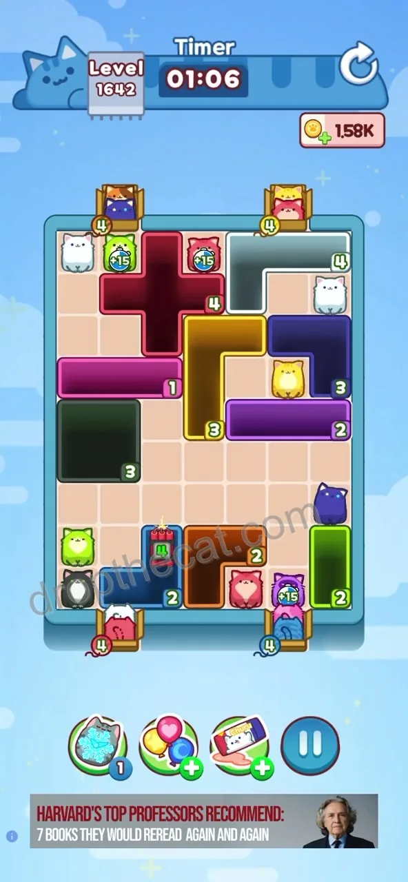Drop The Cat Level 1642 step 2
