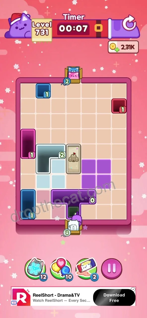 Drop The Cat Level 731 step 3