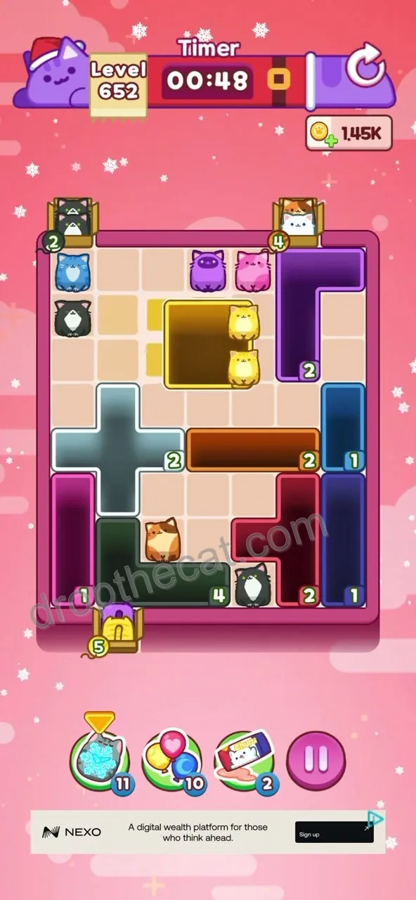 Drop The Cat Level 652 step 2
