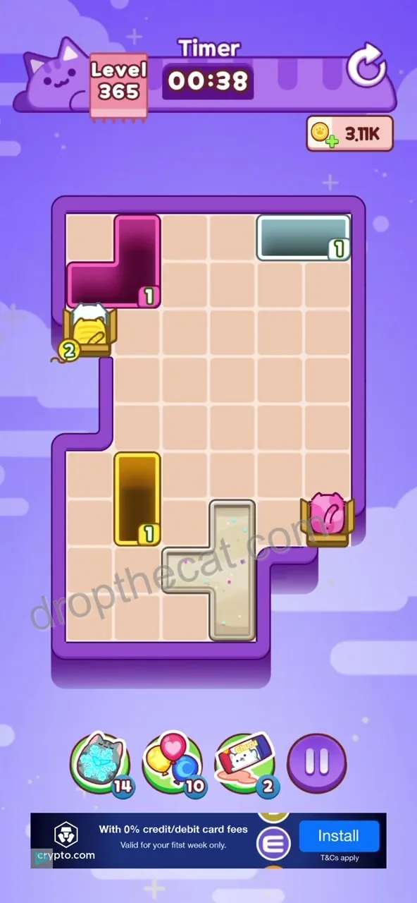Drop The Cat Level 365 step 3