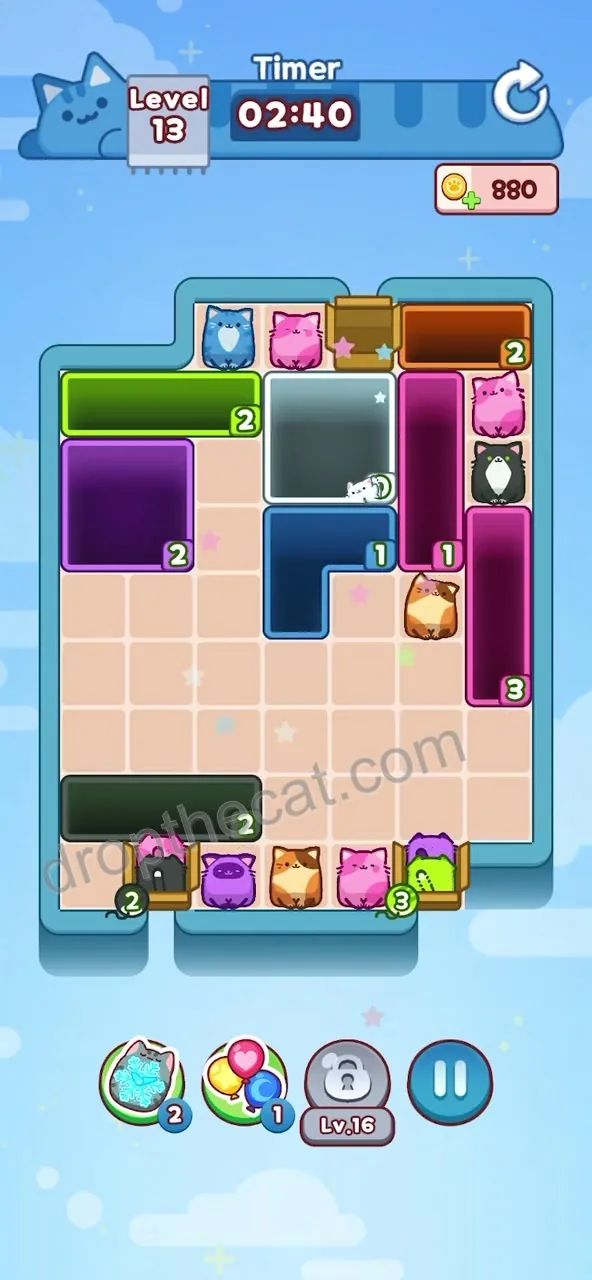 Drop The Cat Level 13 step 3