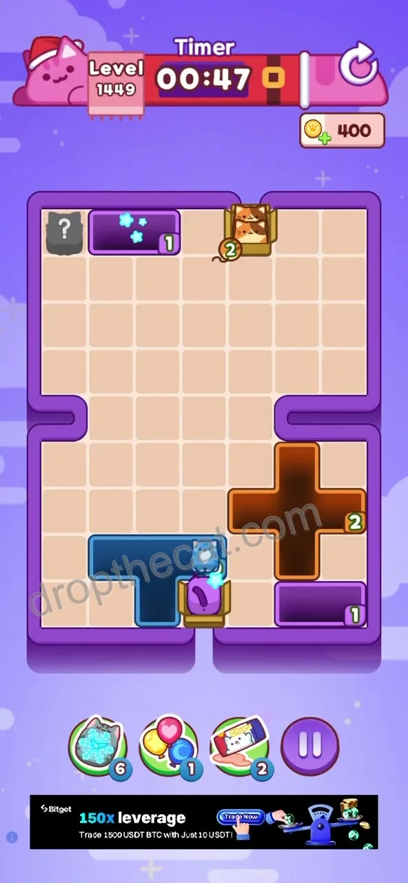 Drop The Cat Level 1449 step 3