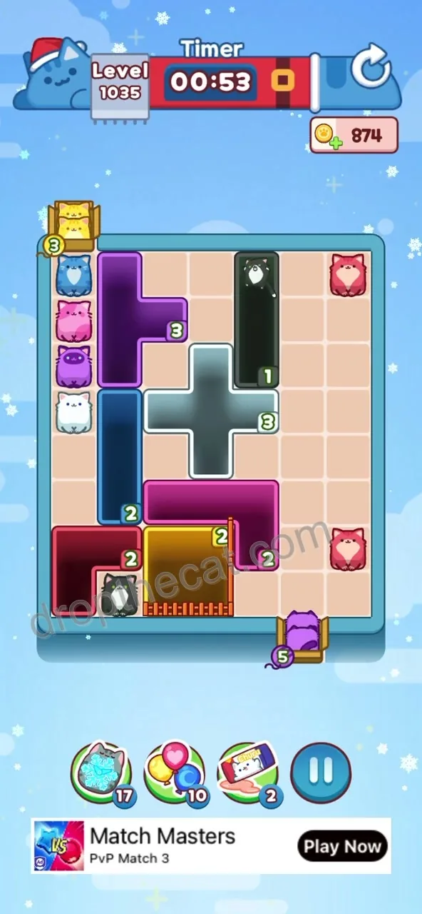 Drop The Cat Level 1035 step 3