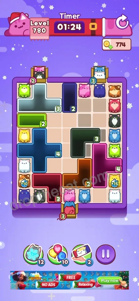 Drop The Cat Level 780 step 1