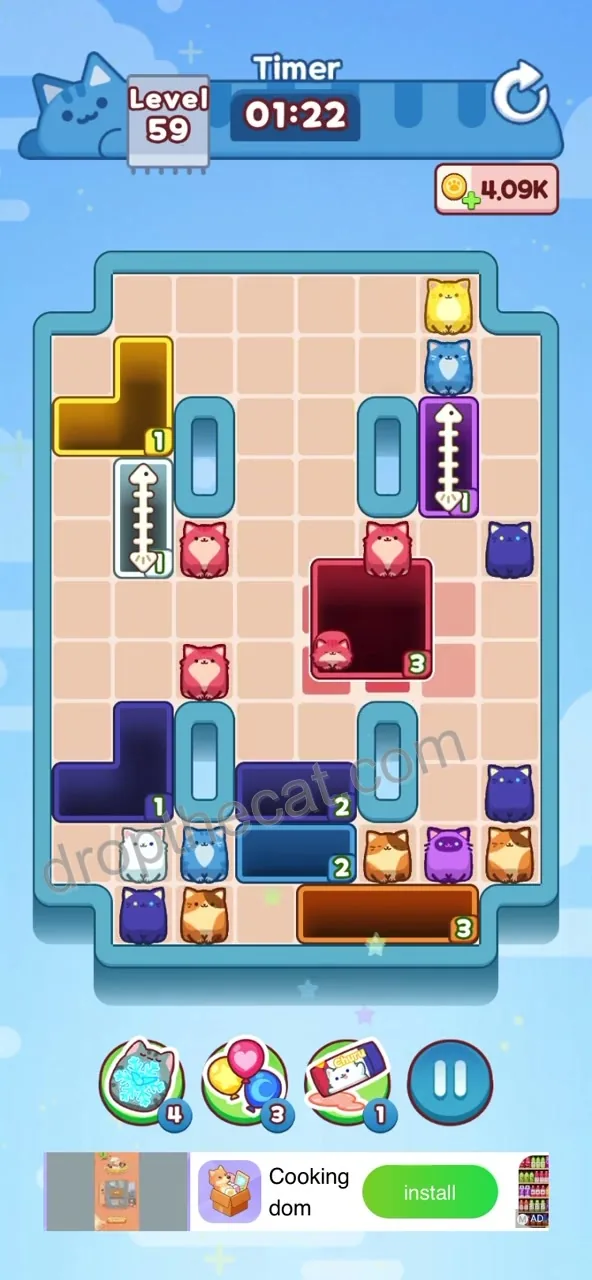 Drop The Cat Level 59 step 3