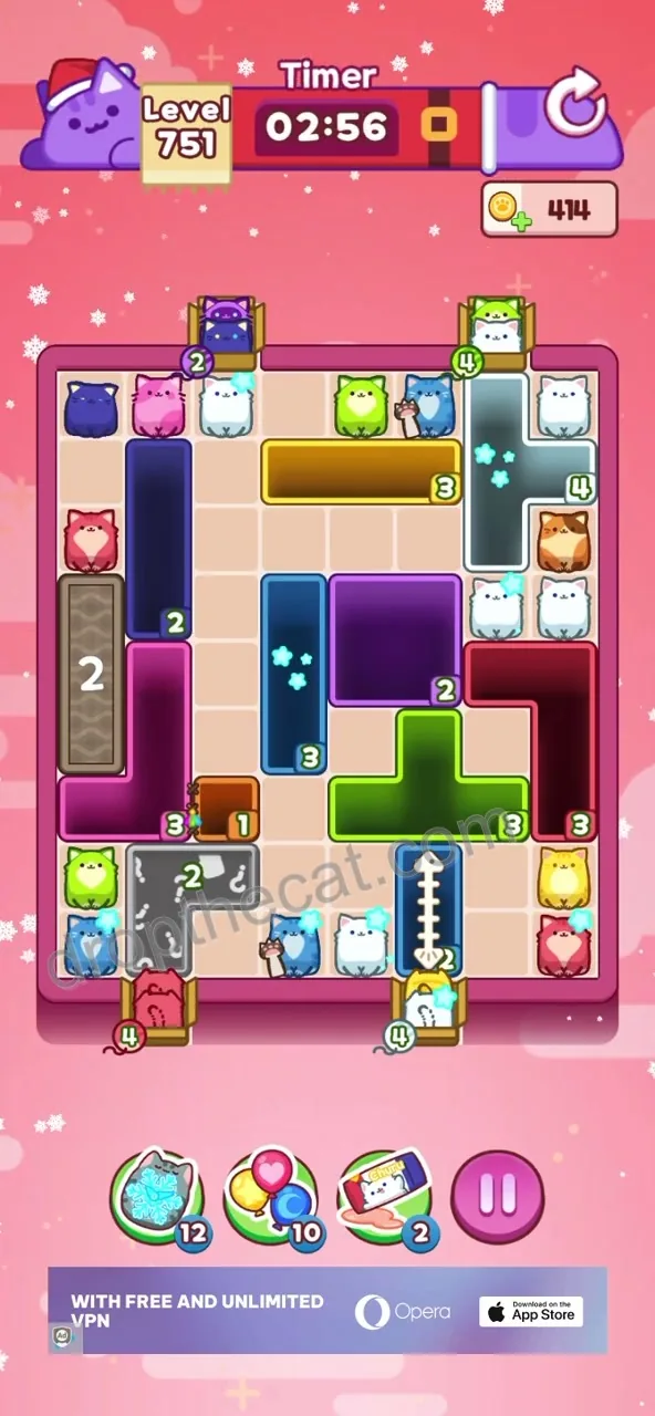 Drop The Cat Level 751 step 1