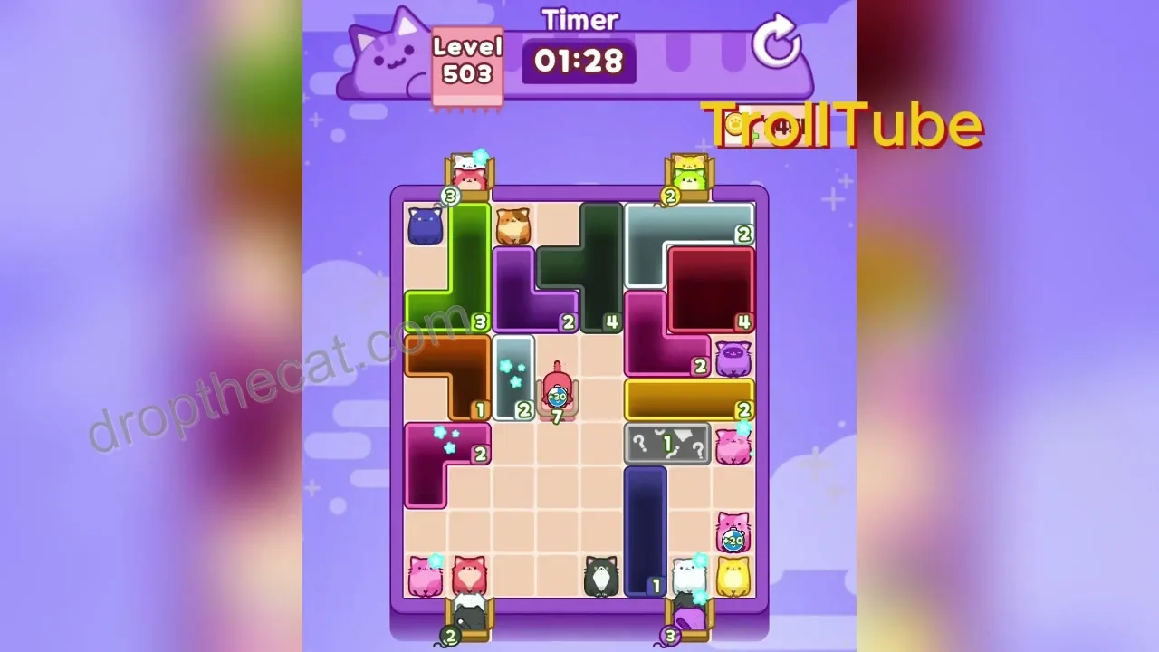 Drop The Cat Level 503 step 2