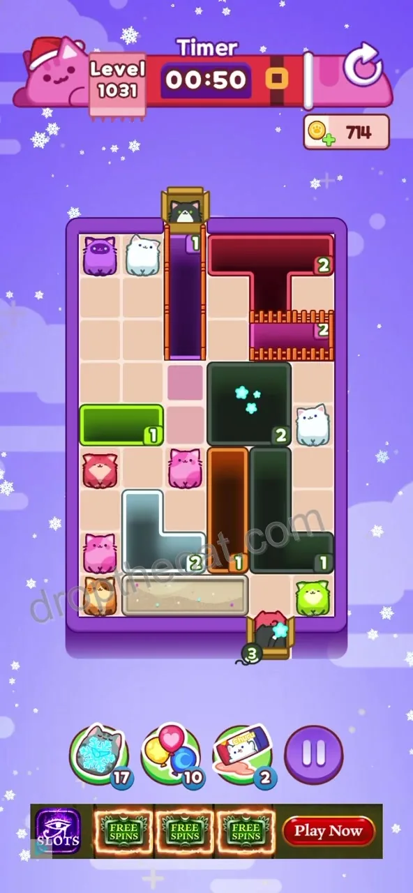 Drop The Cat Level 1031 step 2