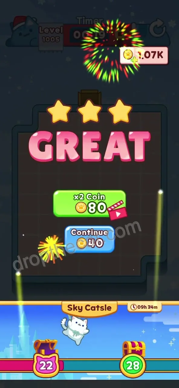 Drop The Cat Level 1005 step 3