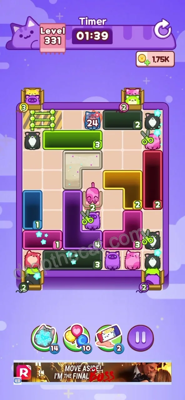 Drop The Cat Level 331 step 1