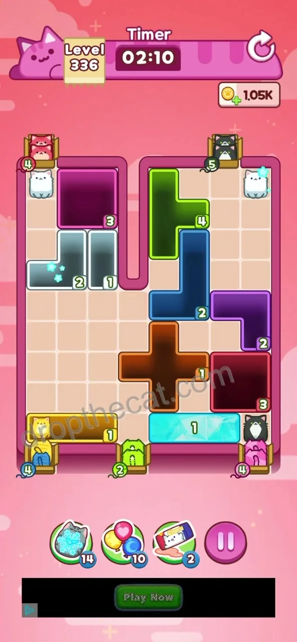 Drop The Cat Level 336 step 2