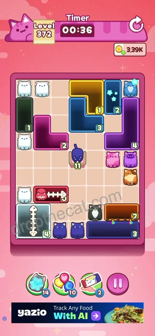 Drop The Cat Level 372 step 3