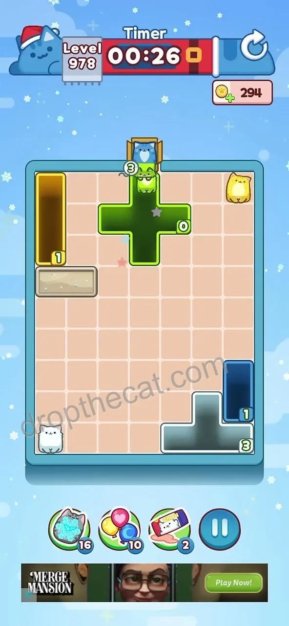 Drop The Cat Level 978 step 3