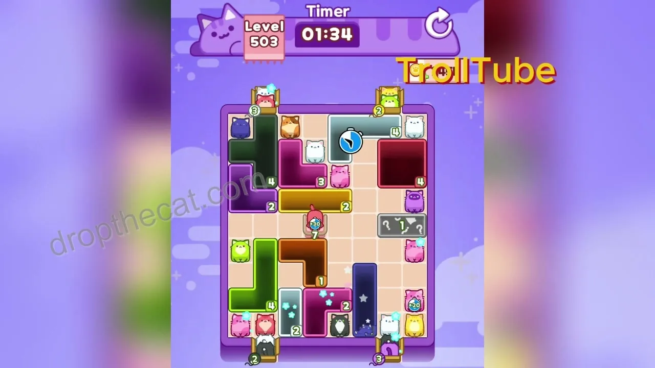 Drop The Cat Level 503 step 1