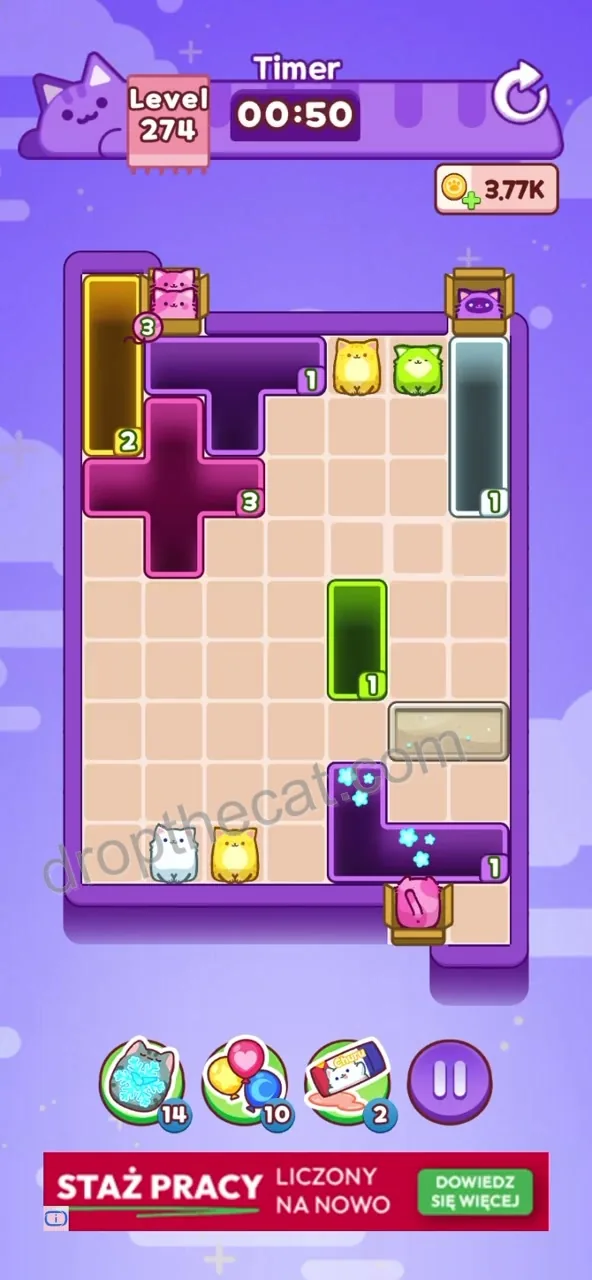 Drop The Cat Level 274 step 3
