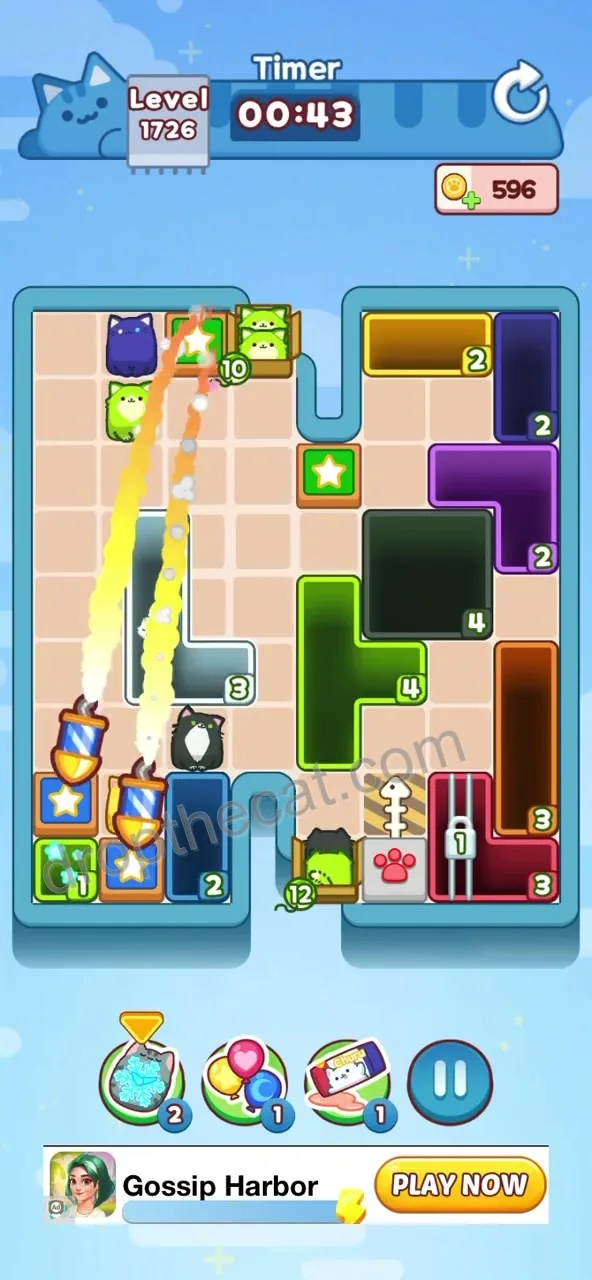 Drop The Cat Level 1726 step 3