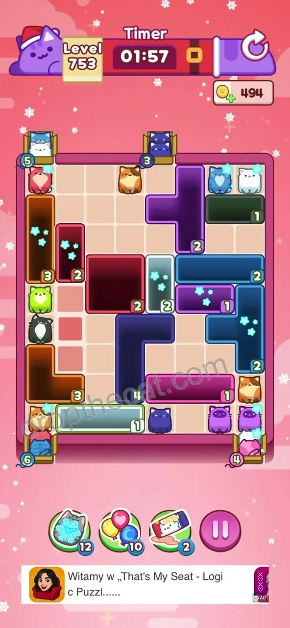 Drop The Cat Level 753 step 2