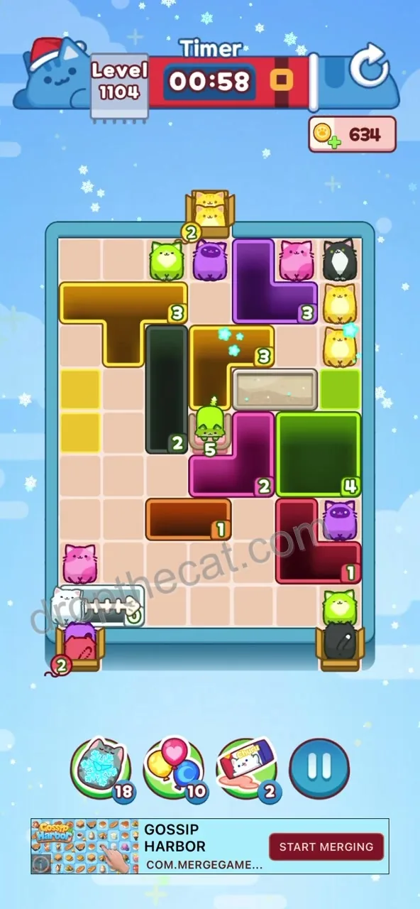 Drop The Cat Level 1104 step 1