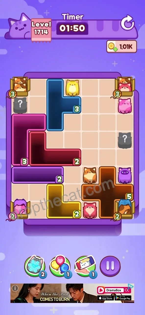 Drop The Cat Level 1714 step 2