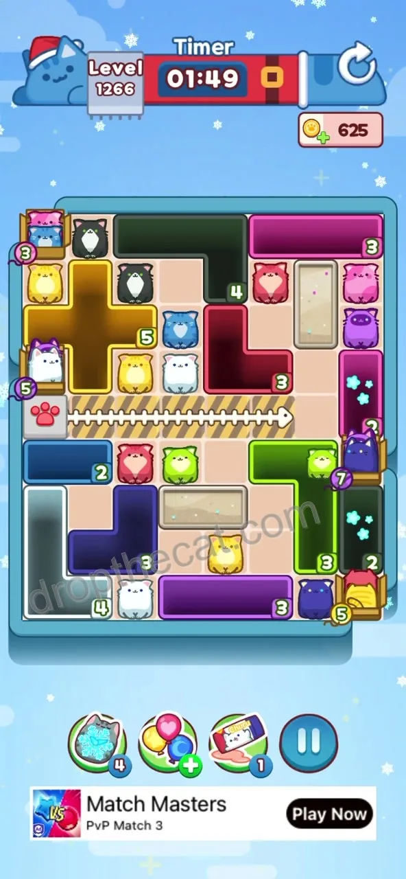 Drop The Cat Level 1266