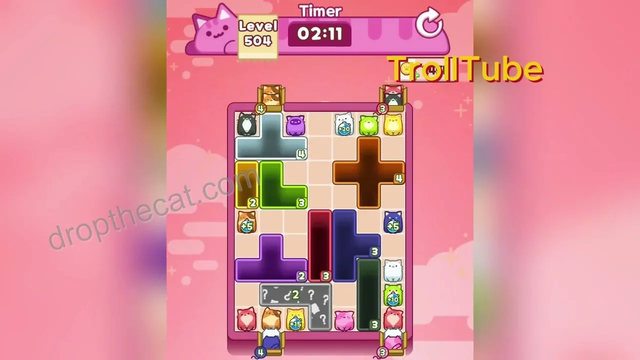 Drop The Cat Level 504 step 1