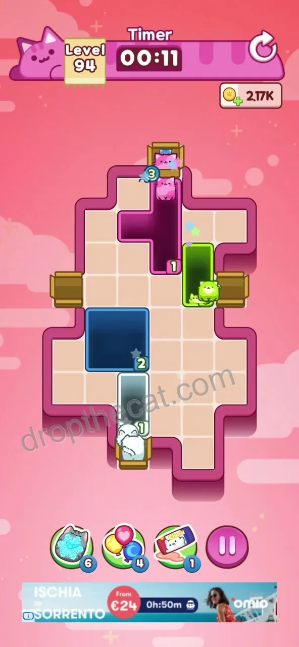 Drop The Cat Level 94 step 4