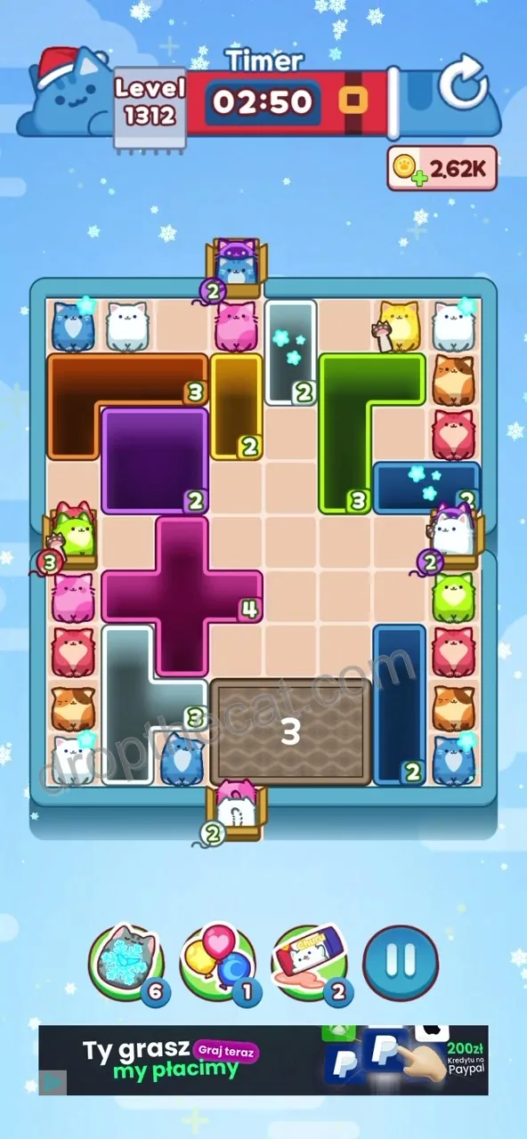 Drop The Cat Level 1312 step 2