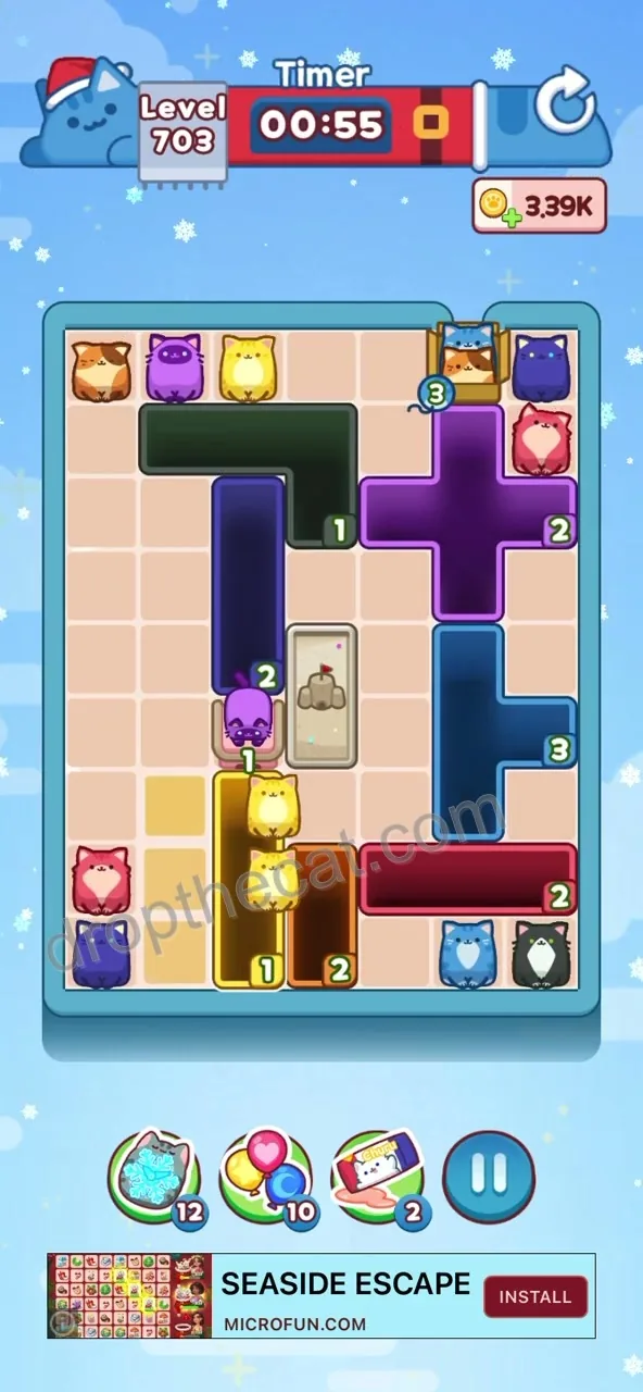 Drop The Cat Level 703 step 2
