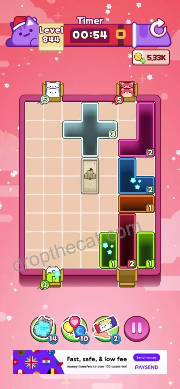 Drop The Cat Level 844 step 3