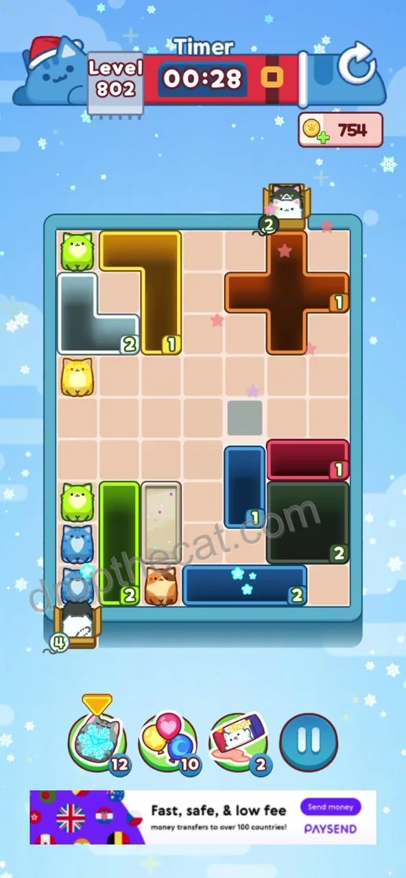 Drop The Cat Level 802 step 3