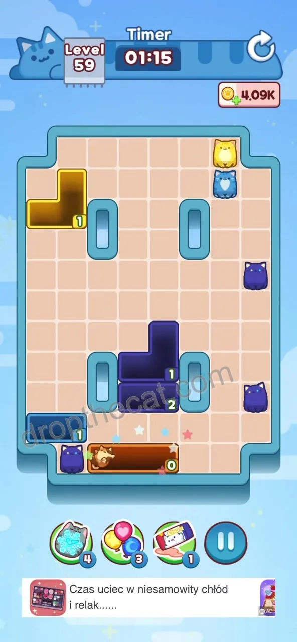 Drop The Cat Level 59 step 4