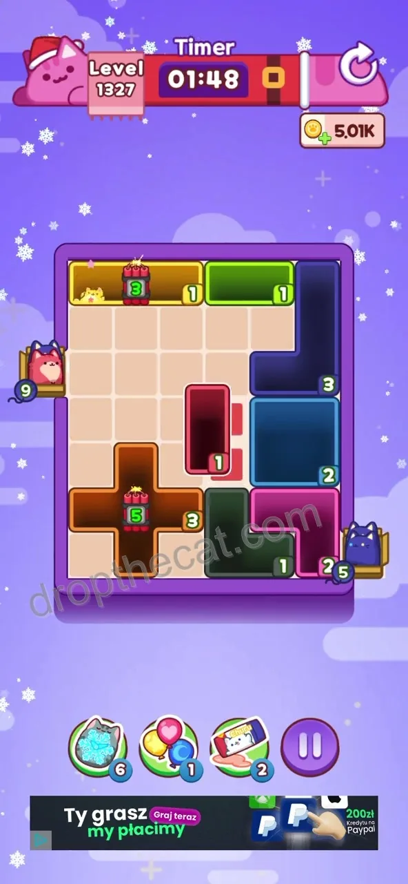 Drop The Cat Level 1327 step 3