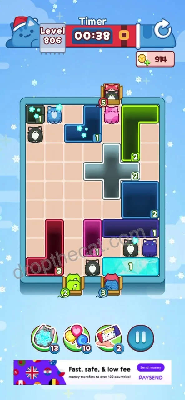 Drop The Cat Level 806 step 3