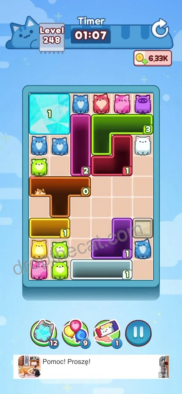 Drop The Cat Level 248 step 2
