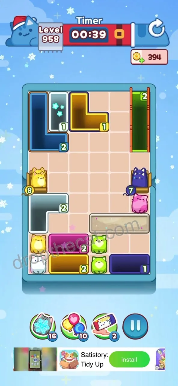 Drop The Cat Level 958 step 2