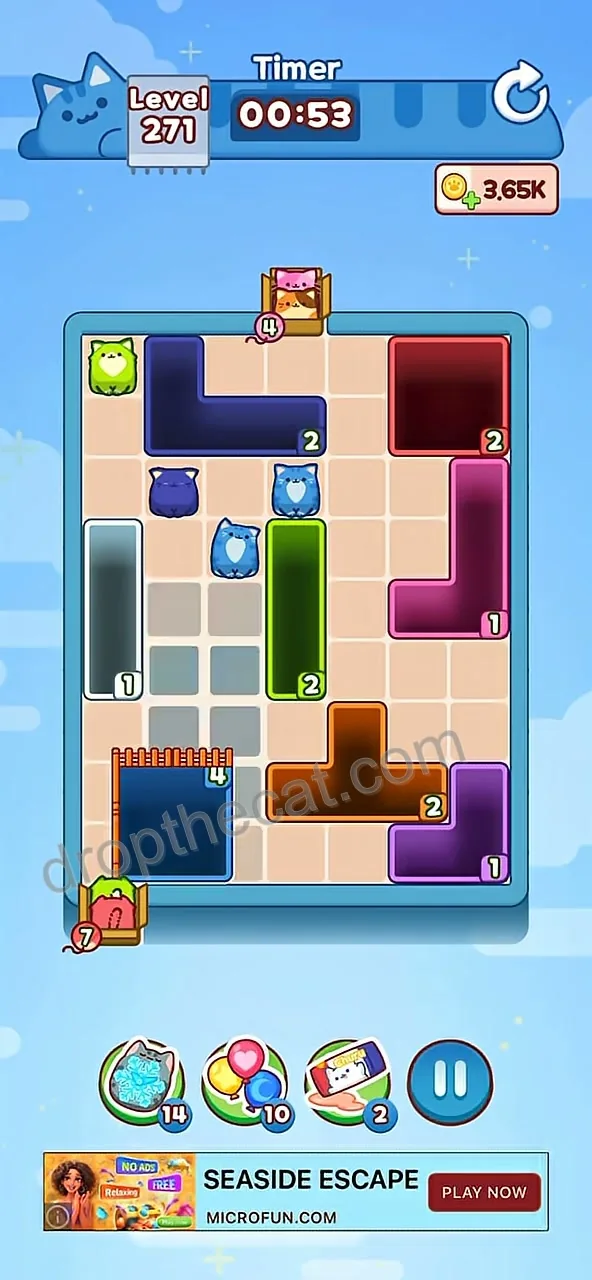 Drop The Cat Level 271 step 3