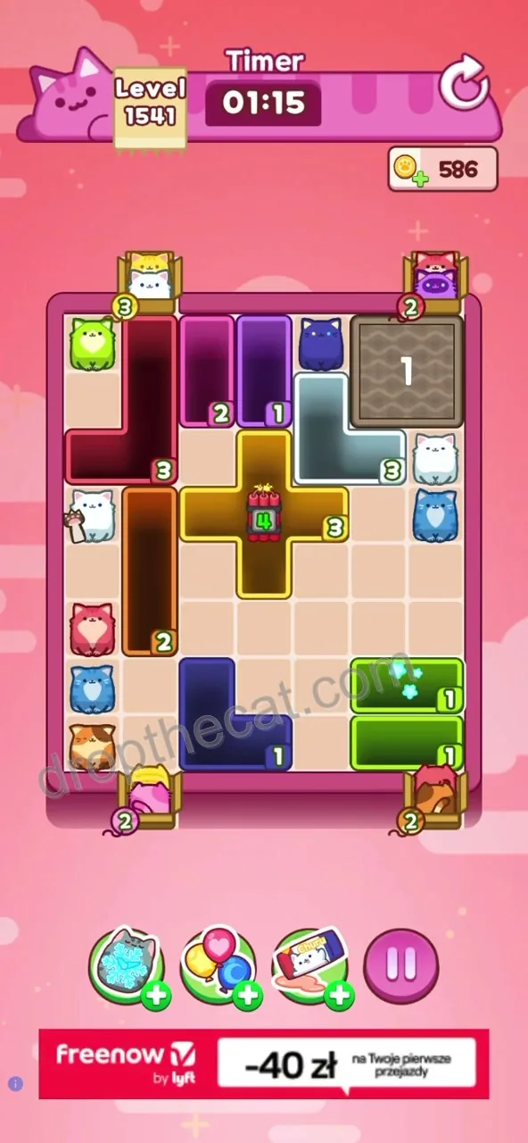 Drop The Cat Level 1541 step 2