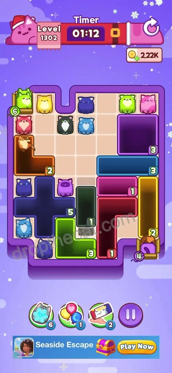 Drop The Cat Level 1302 step 1