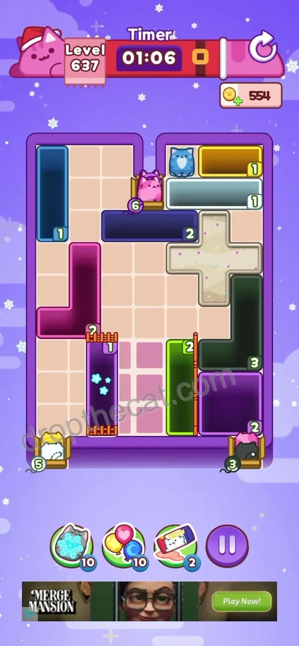 Drop The Cat Level 637 step 3