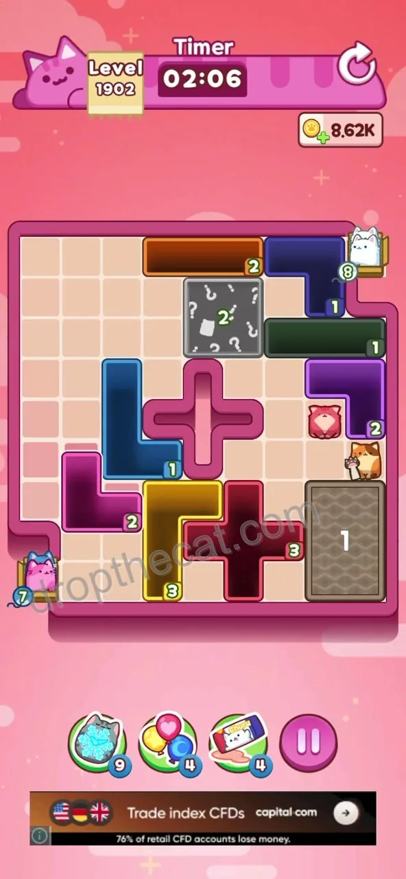 Drop The Cat Level 1902 step 2